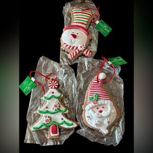 Kurt S. Adler Gingerbread Ornaments NWT